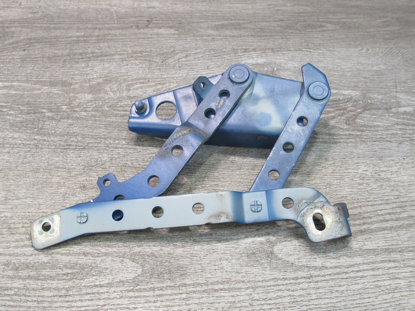 96-02 BMW E36/7 Z3 Set of 2 Front Left & Right Hood Bonnet Hinge Blue OEM