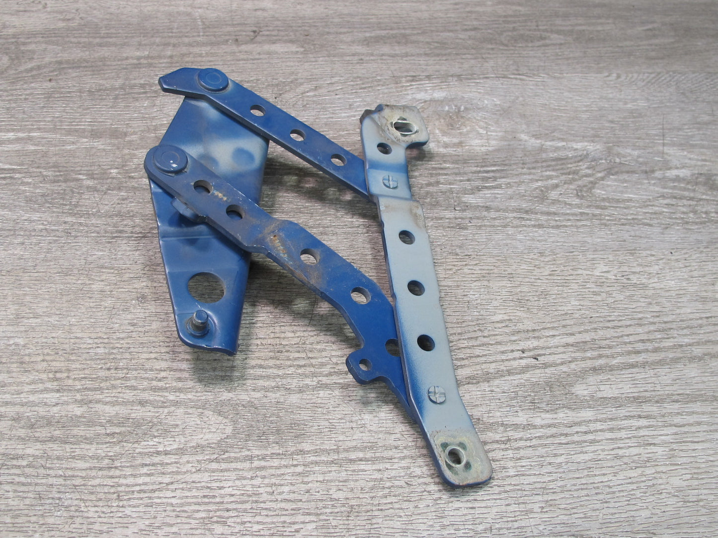 96-02 BMW E36/7 Z3 Set of 2 Front Left & Right Hood Bonnet Hinge Blue OEM
