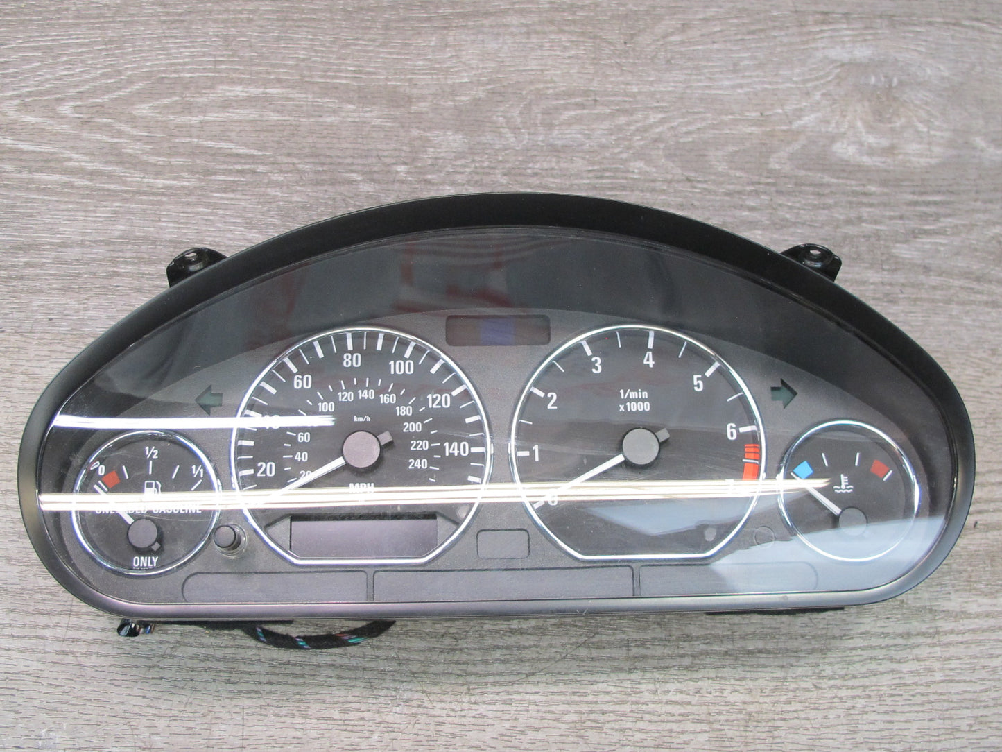 01-02 BMW E36/7 Z3 M54 M/T Instrument Cluster Gauge Speedometer 6901516 OEM