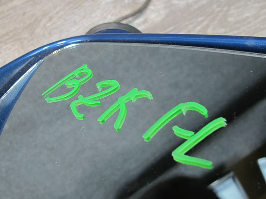96-02 BMW E36/7 Z3 Front Left Exterior Side View Power Heated Mirror Blue OEM