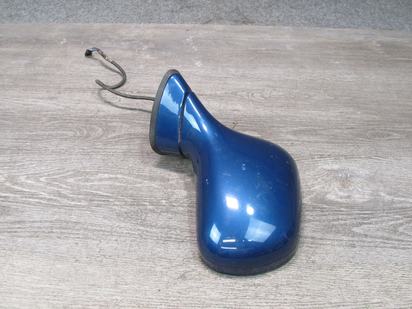 96-02 BMW E36/7 Z3 Front Left Exterior Side View Power Heated Mirror Blue OEM