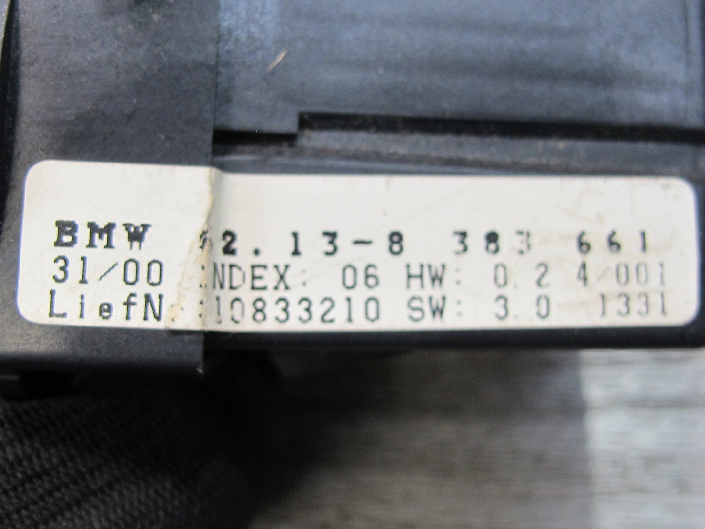 00-02 BMW E36/7 Z3 Onboard Computer Digital Clock Unit 8383661 OEM