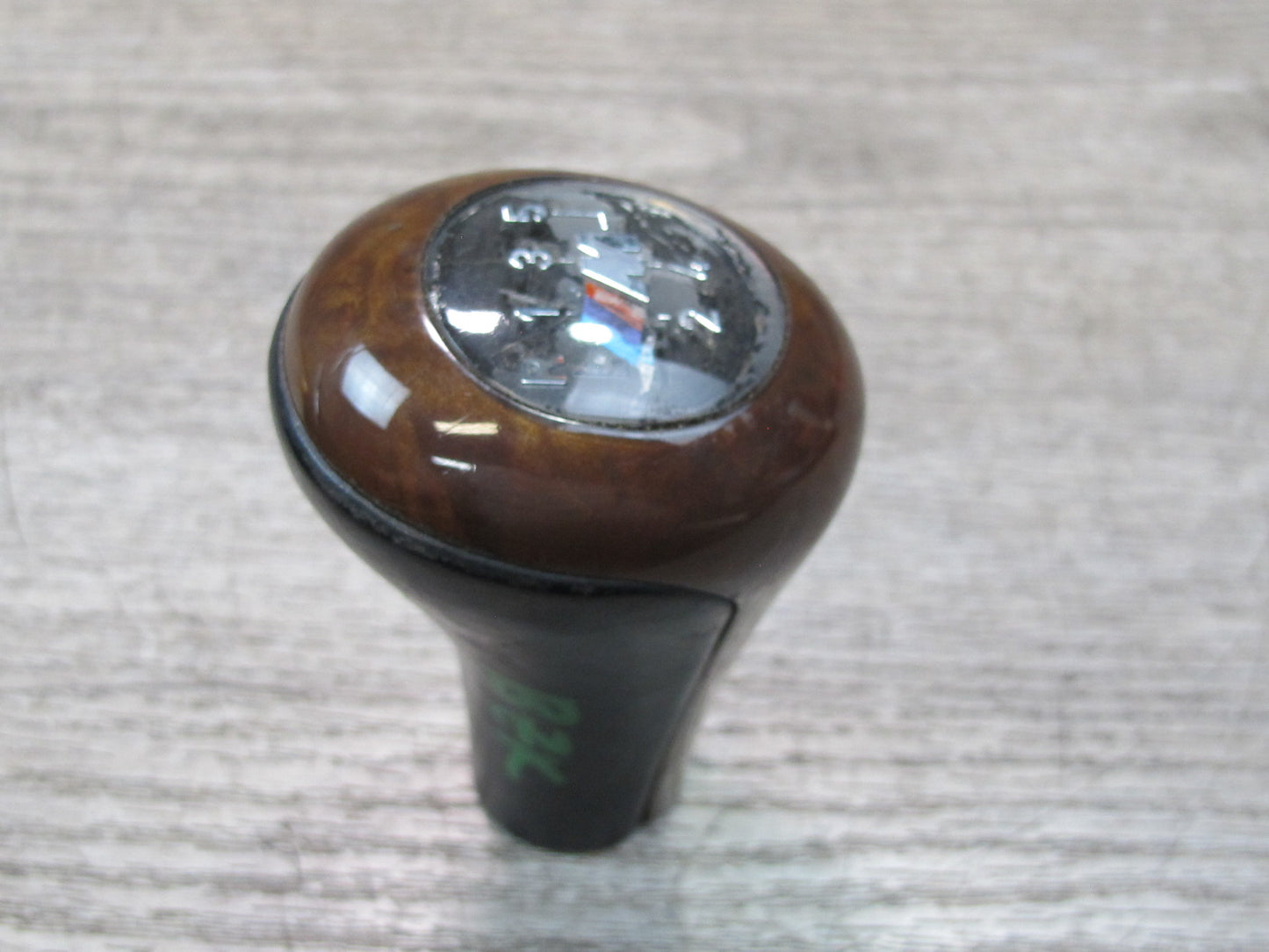 00-02 BMW E36/7 Z3 M 5SP M/T Manual Transmission Leather Wood Shifter Knob OEM