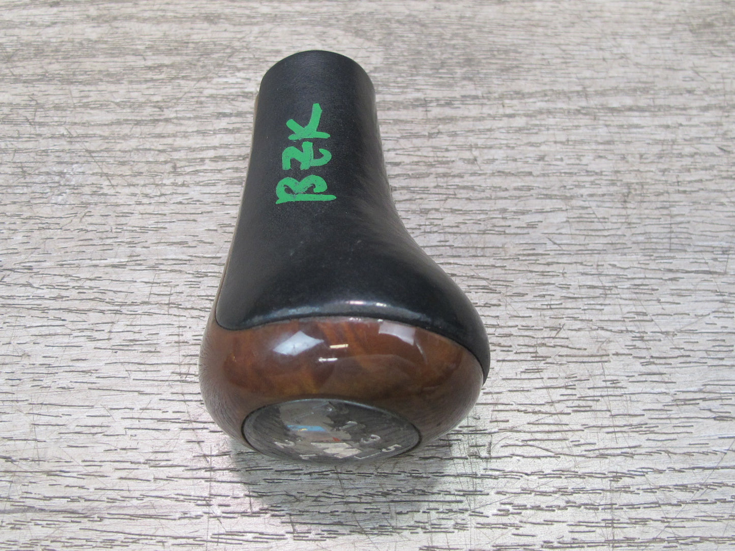 00-02 BMW E36/7 Z3 M 5SP M/T Manual Transmission Leather Wood Shifter Knob OEM