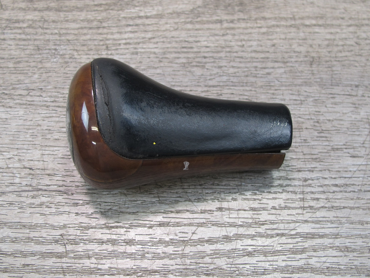 00-02 BMW E36/7 Z3 M 5SP M/T Manual Transmission Leather Wood Shifter Knob OEM