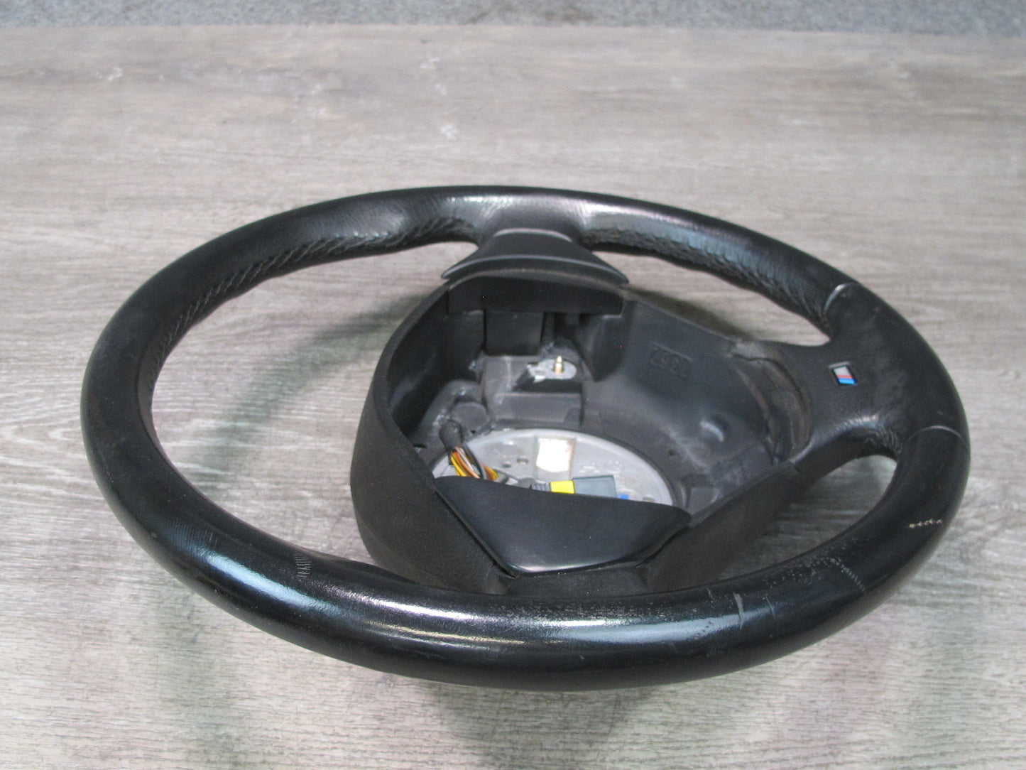 00-02 BMW E36/7 Z3 M-sport Leather 3 Spoke Steering Black 2229430 OEM