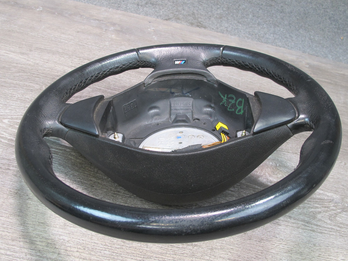 00-02 BMW E36/7 Z3 M-sport Leather 3 Spoke Steering Black 2229430 OEM