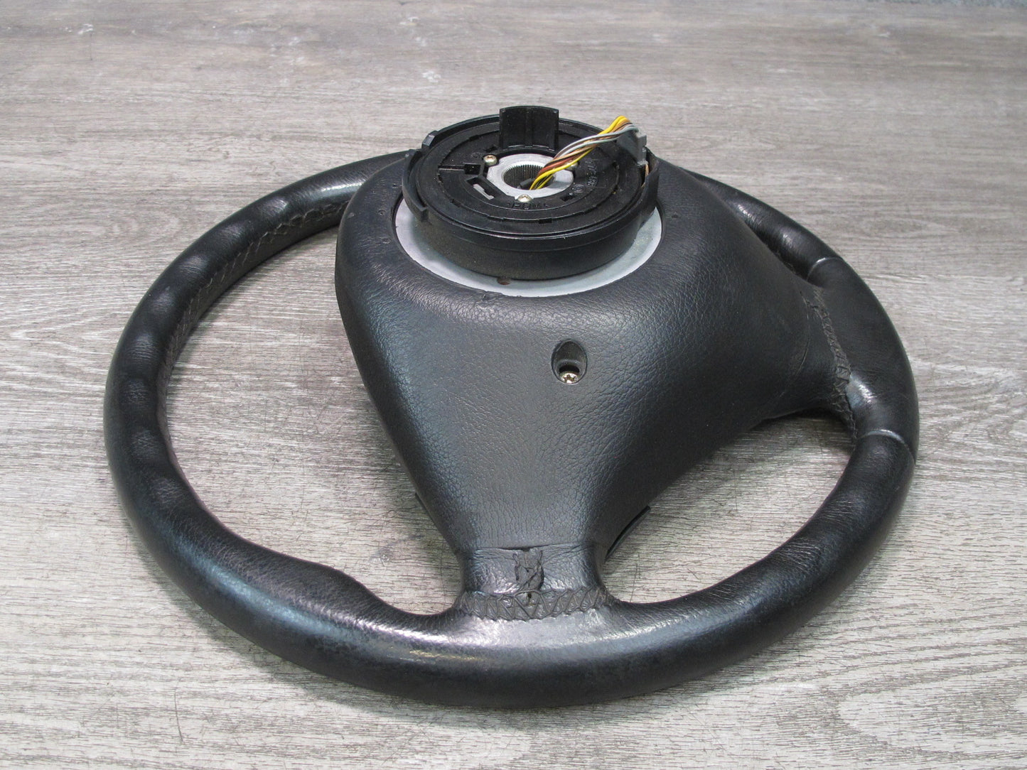 00-02 BMW E36/7 Z3 M-sport Leather 3 Spoke Steering Black 2229430 OEM