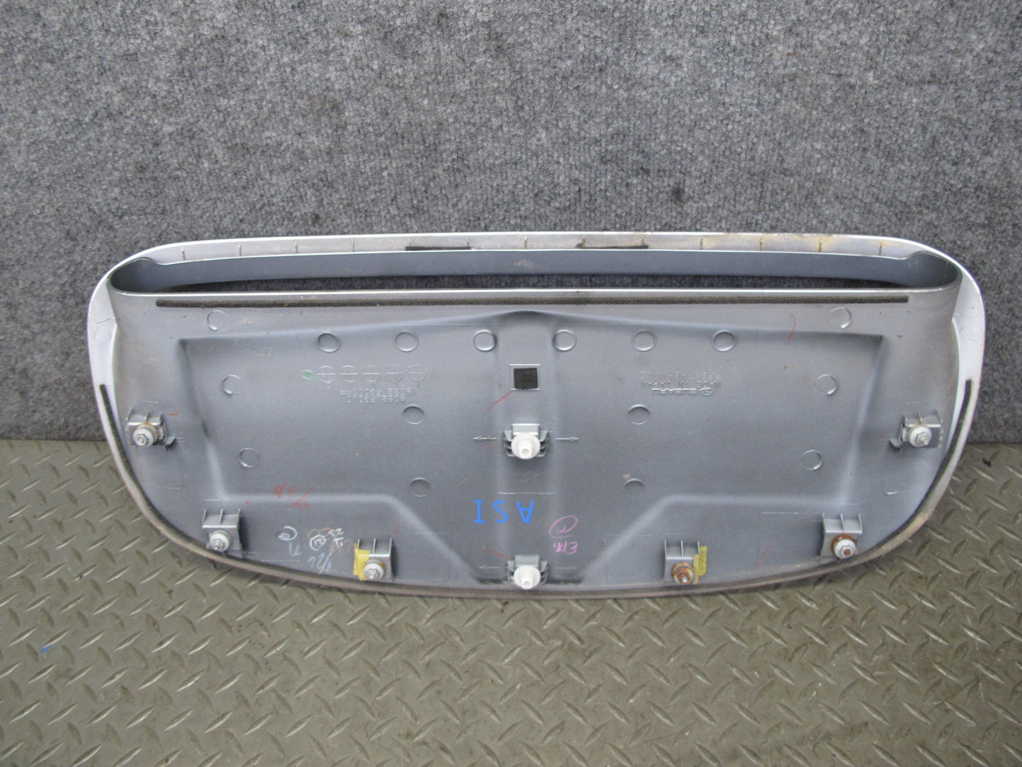 08-14 Subaru Impreza WRX Turbo Front Hood Scoop Insert Duct ICE Silver OEM