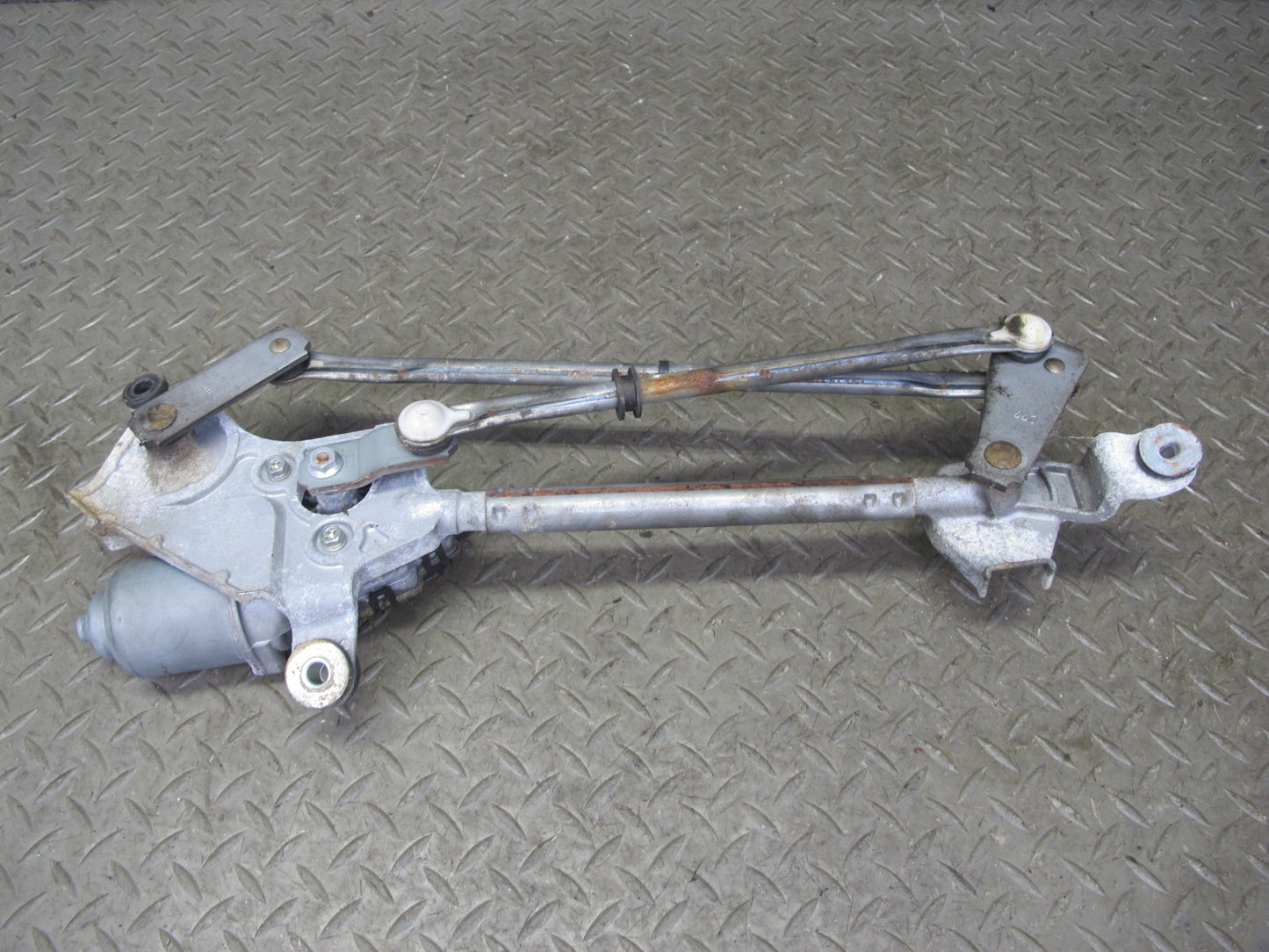 08-14 Subaru Impreza WRX 2.5L Windshield Wiper Transmission Linkage w Motor OEM