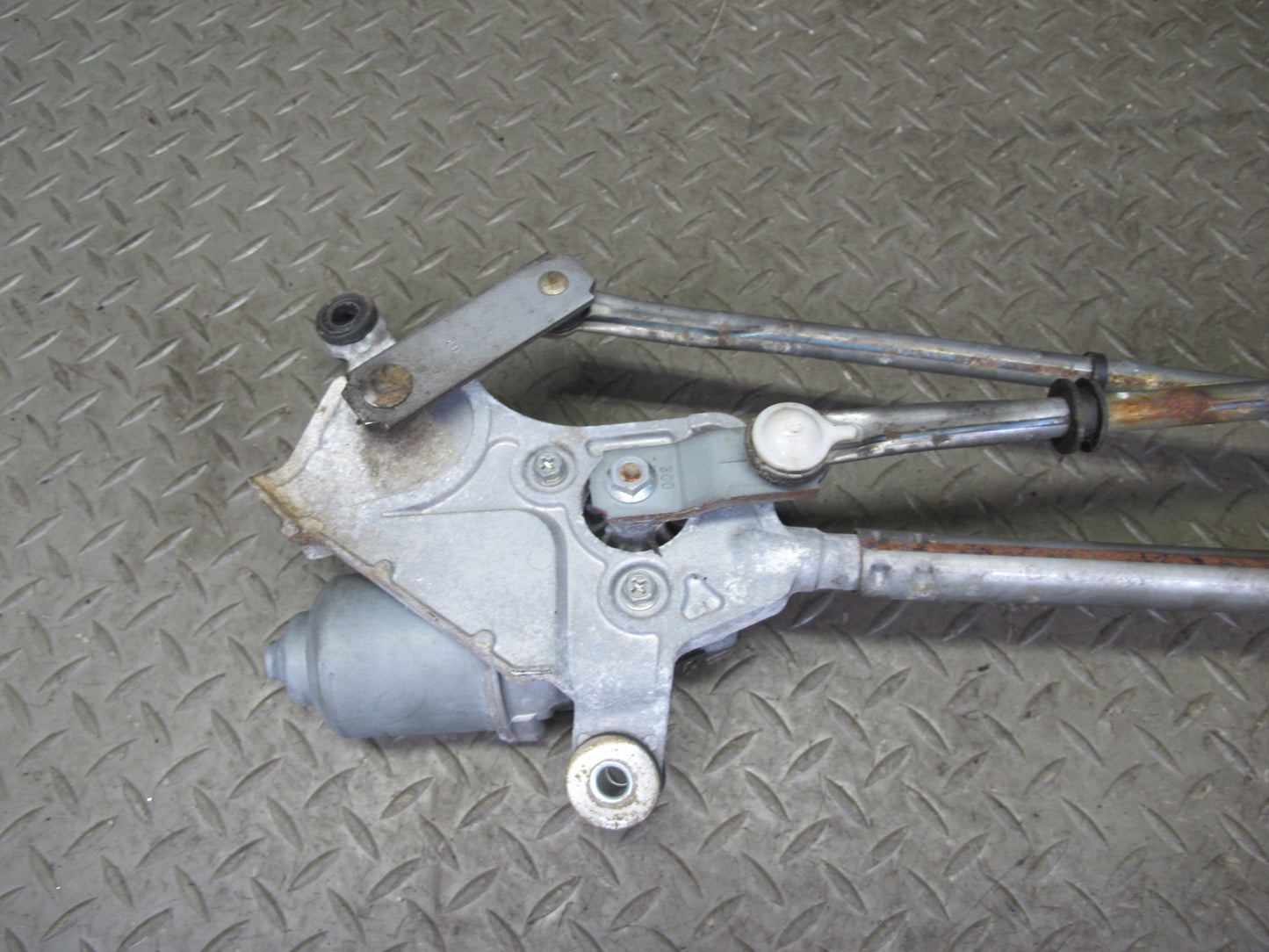 08-14 Subaru Impreza WRX 2.5L Windshield Wiper Transmission Linkage w Motor OEM