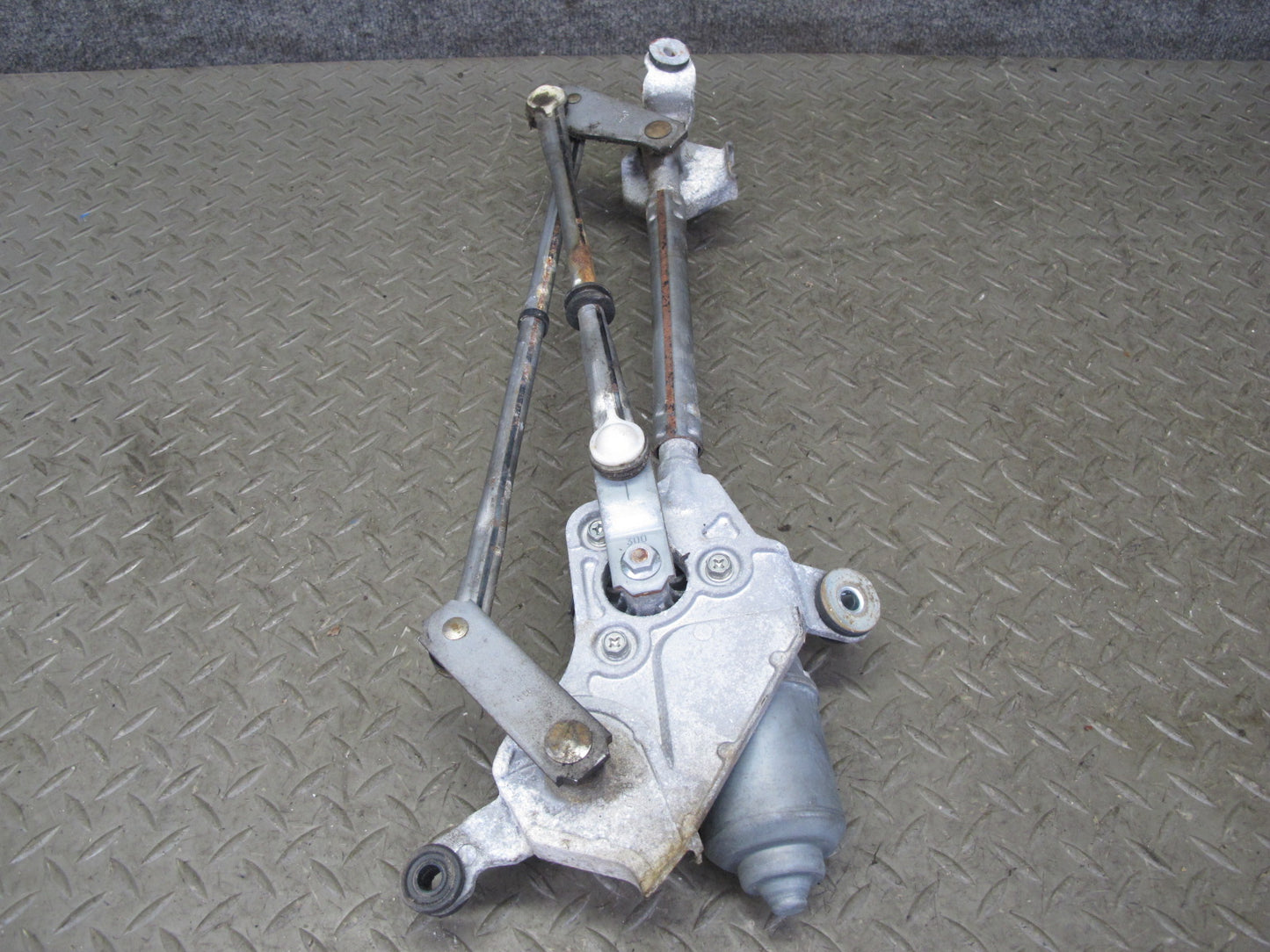08-14 Subaru Impreza WRX 2.5L Windshield Wiper Transmission Linkage w Motor OEM