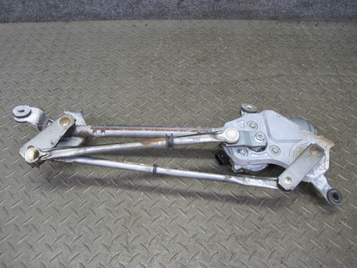 08-14 Subaru Impreza WRX 2.5L Windshield Wiper Transmission Linkage w Motor OEM