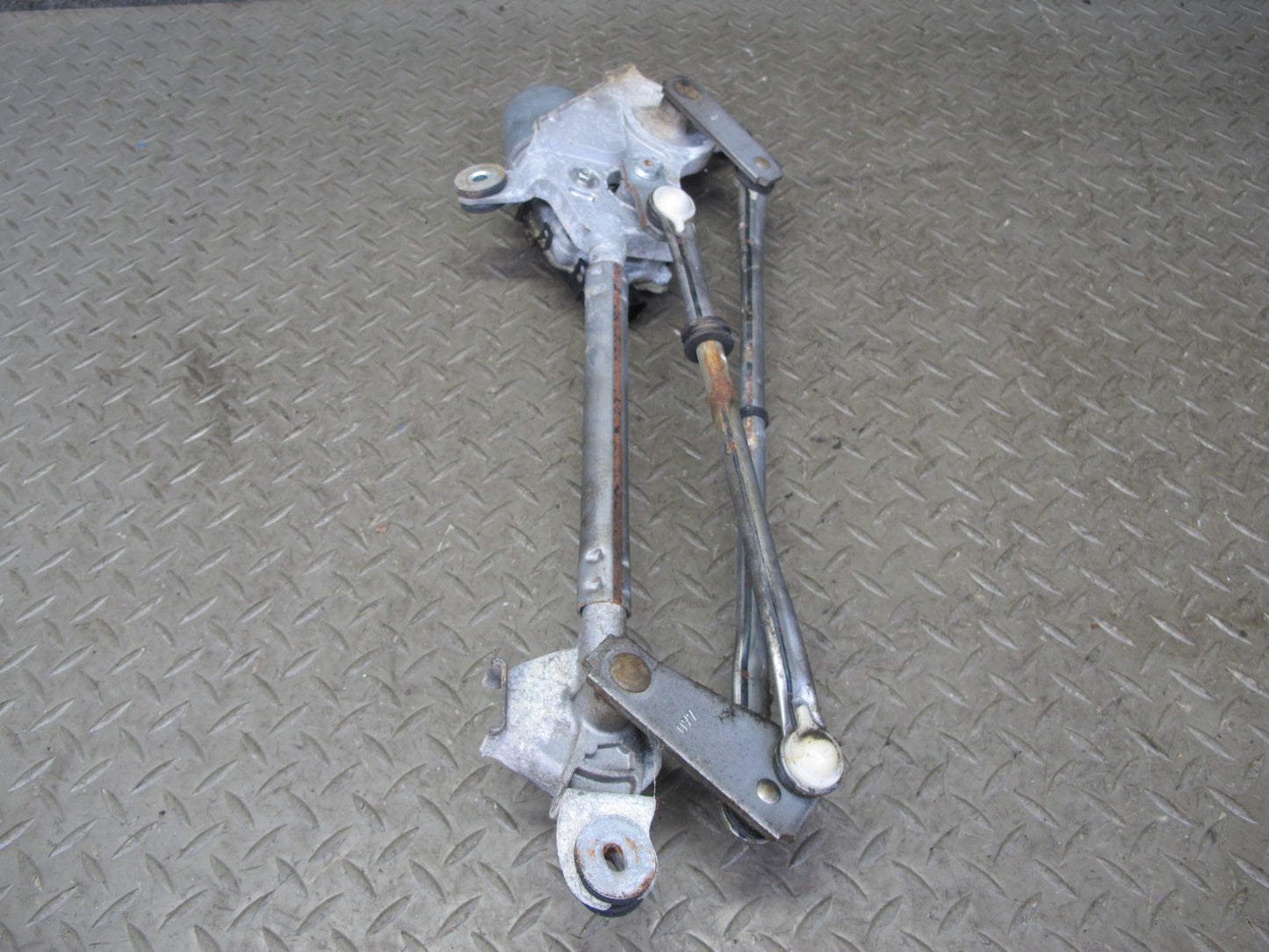 08-14 Subaru Impreza WRX 2.5L Windshield Wiper Transmission Linkage w Motor OEM