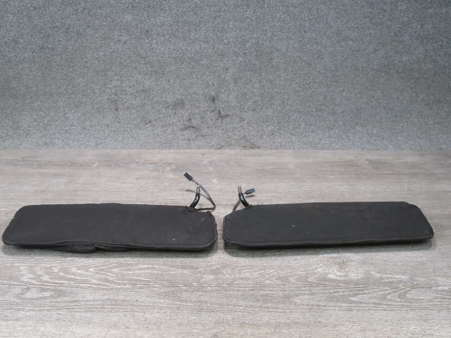 84-96 Chevrolet Corvette C4 Set of 2 Front Left & Right Sun Visor Black OEM