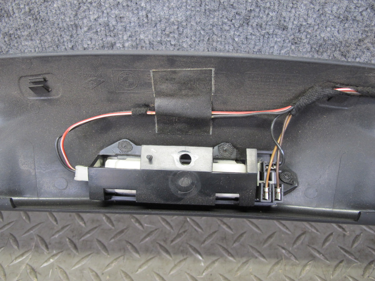 96-02 BMW E36/7 Z3 Roadster Front Headliner Trim Panel Black OEM