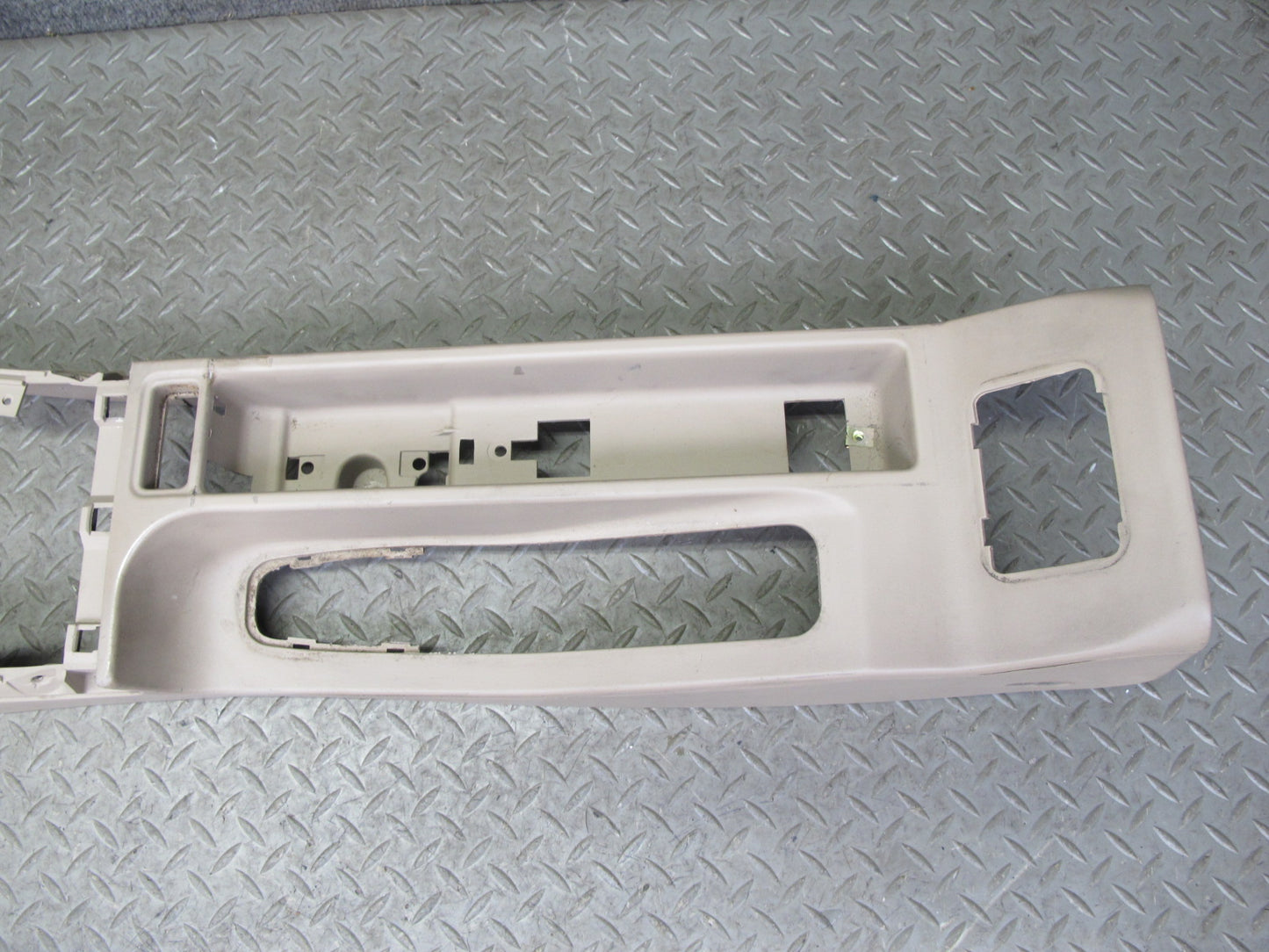 96-02 BMW E36/7 Z3 Roadster Center Console Trim Cover Panel Beige OEM