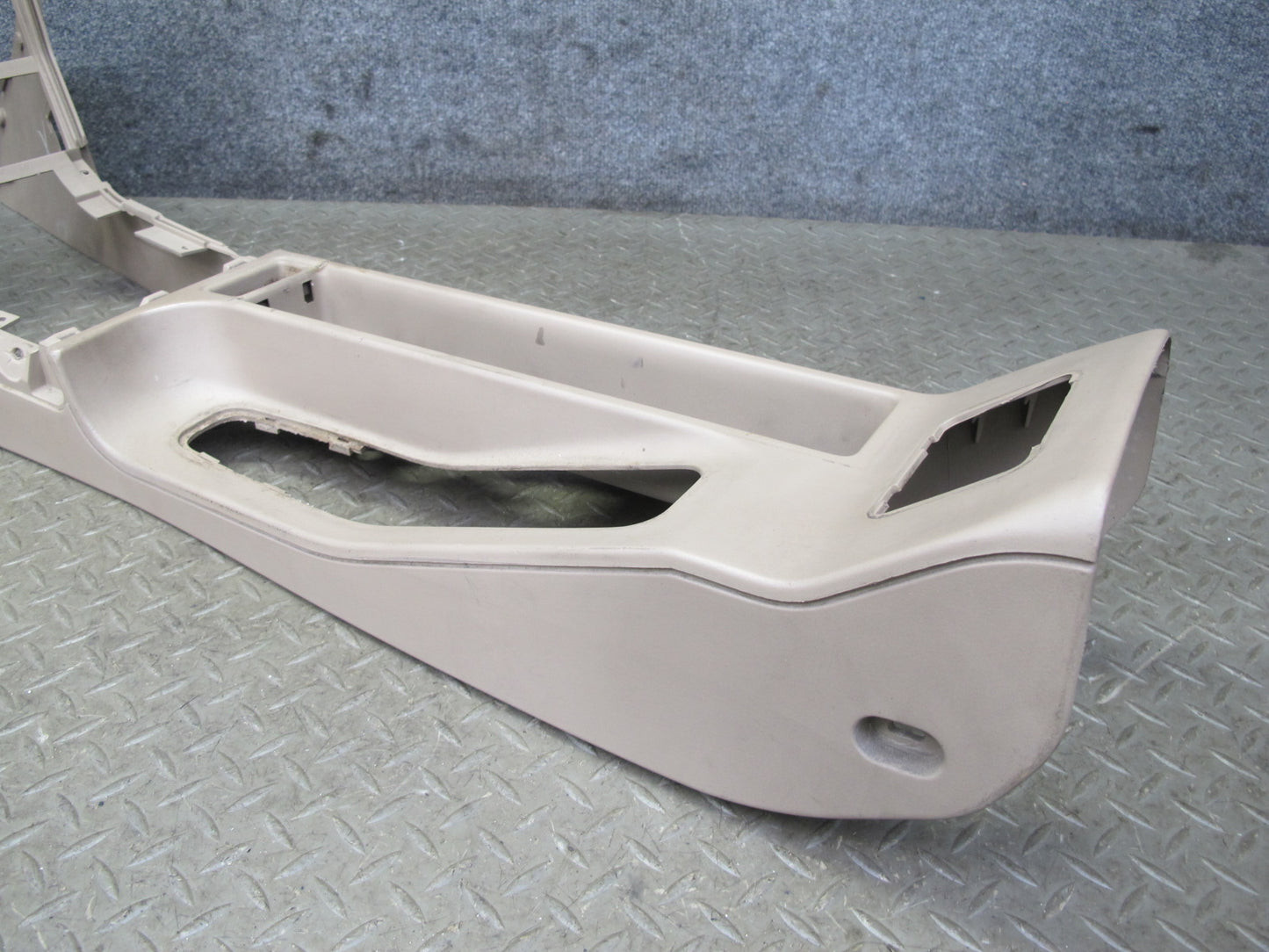 96-02 BMW E36/7 Z3 Roadster Center Console Trim Cover Panel Beige OEM