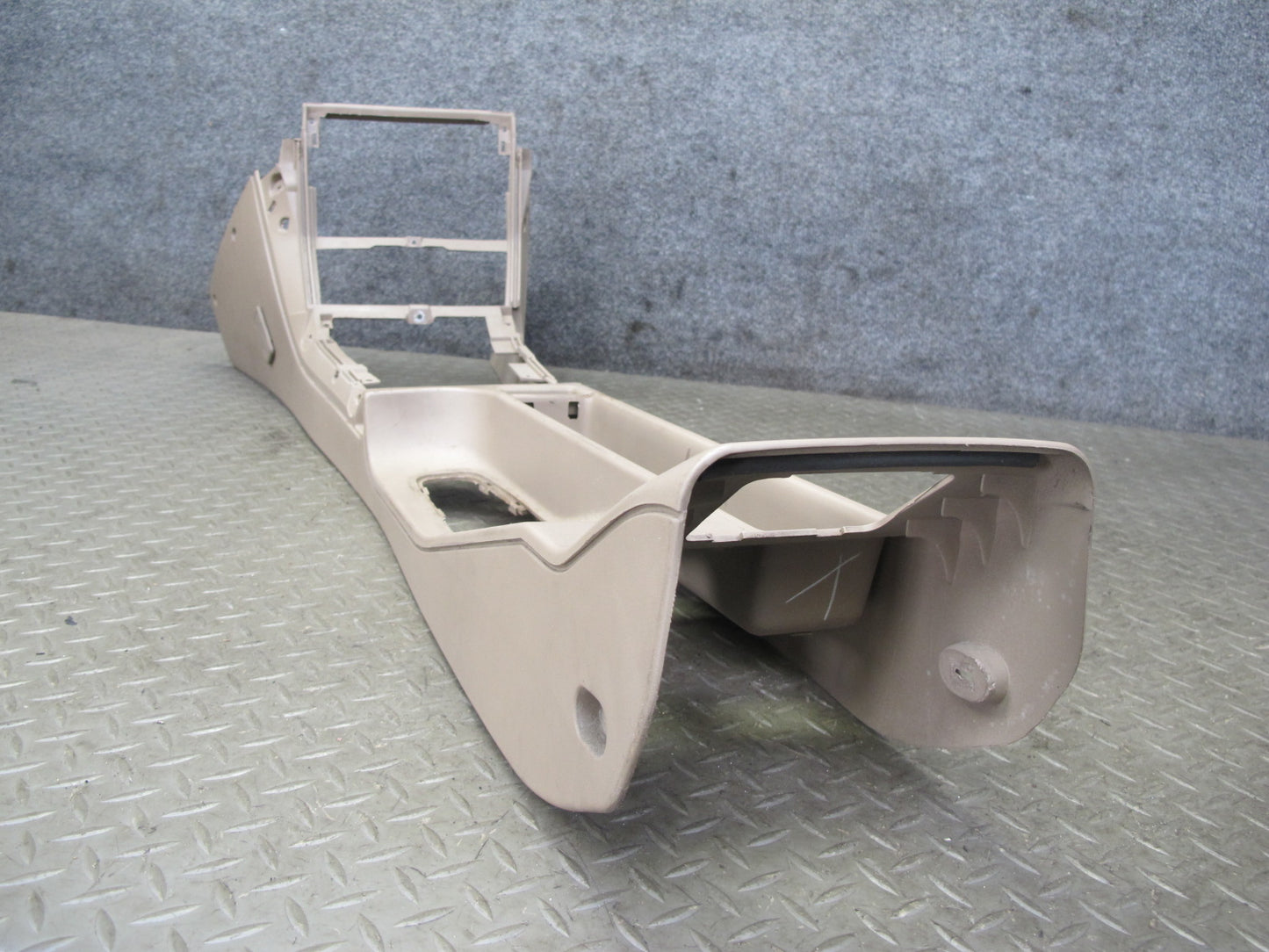 96-02 BMW E36/7 Z3 Roadster Center Console Trim Cover Panel Beige OEM