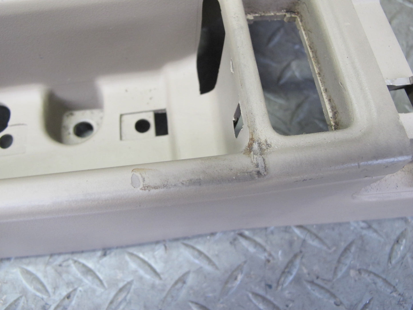 96-02 BMW E36/7 Z3 Roadster Center Console Trim Cover Panel Beige OEM