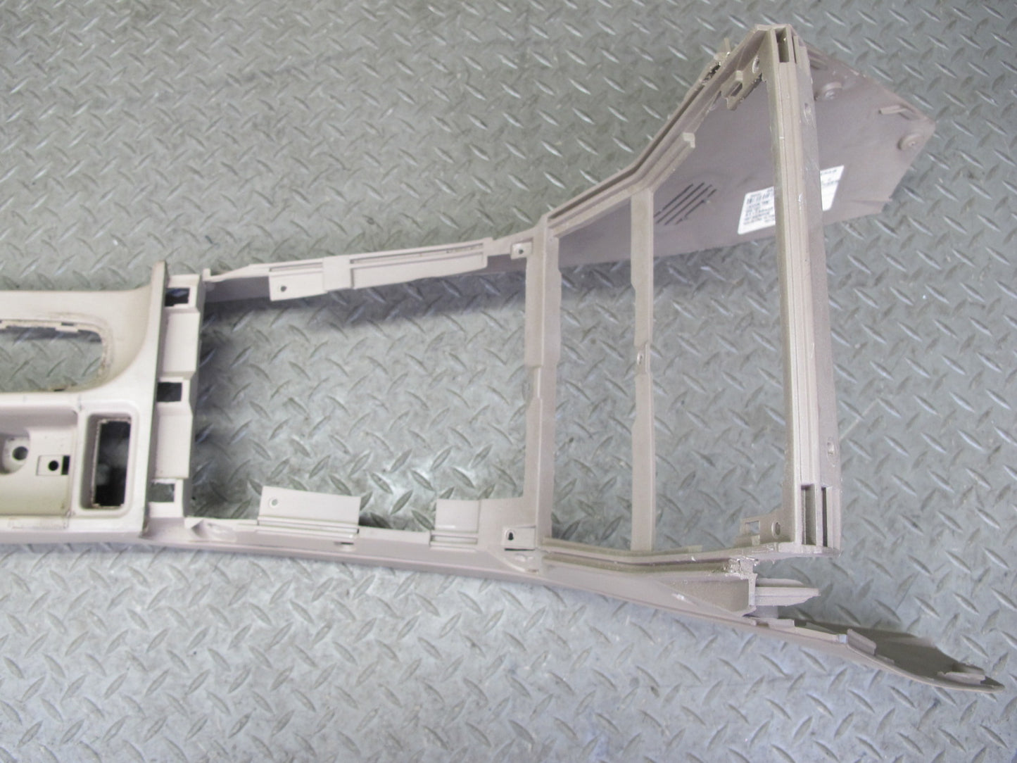 96-02 BMW E36/7 Z3 Roadster Center Console Trim Cover Panel Beige OEM