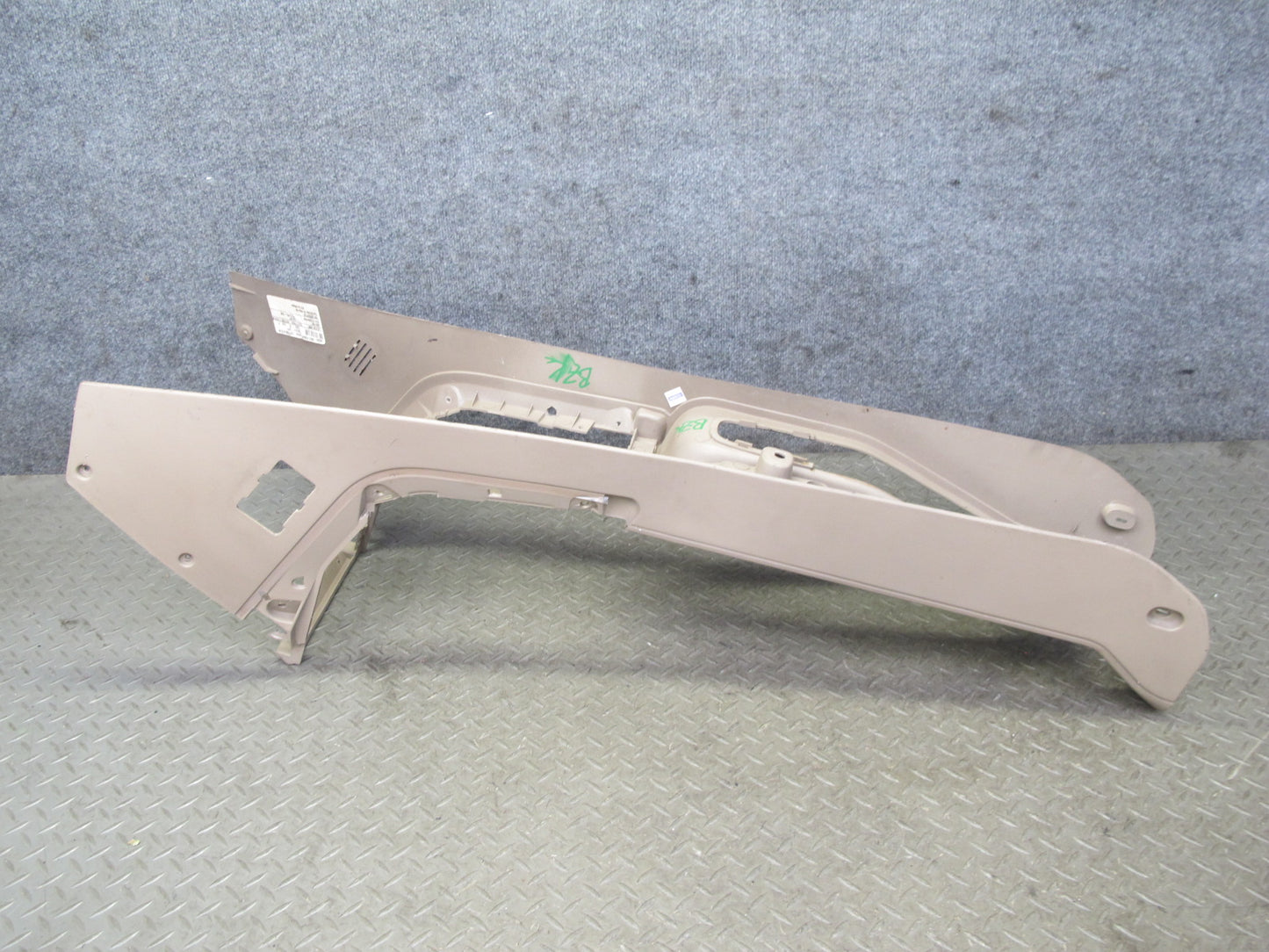 96-02 BMW E36/7 Z3 Roadster Center Console Trim Cover Panel Beige OEM