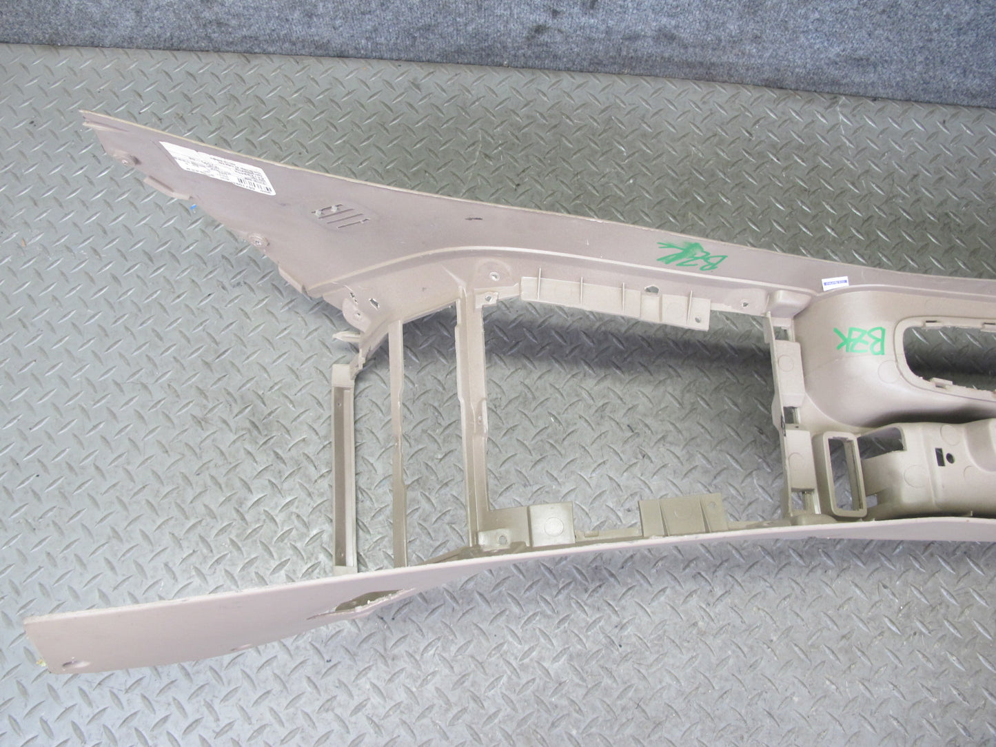 96-02 BMW E36/7 Z3 Roadster Center Console Trim Cover Panel Beige OEM