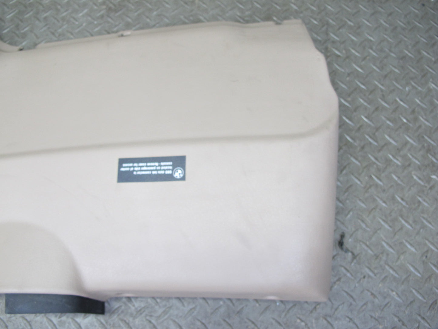 96-02 BMW E36/7 Z3 Left Under Dash Lower Knee Trim Cover Beige 8399809 OEM