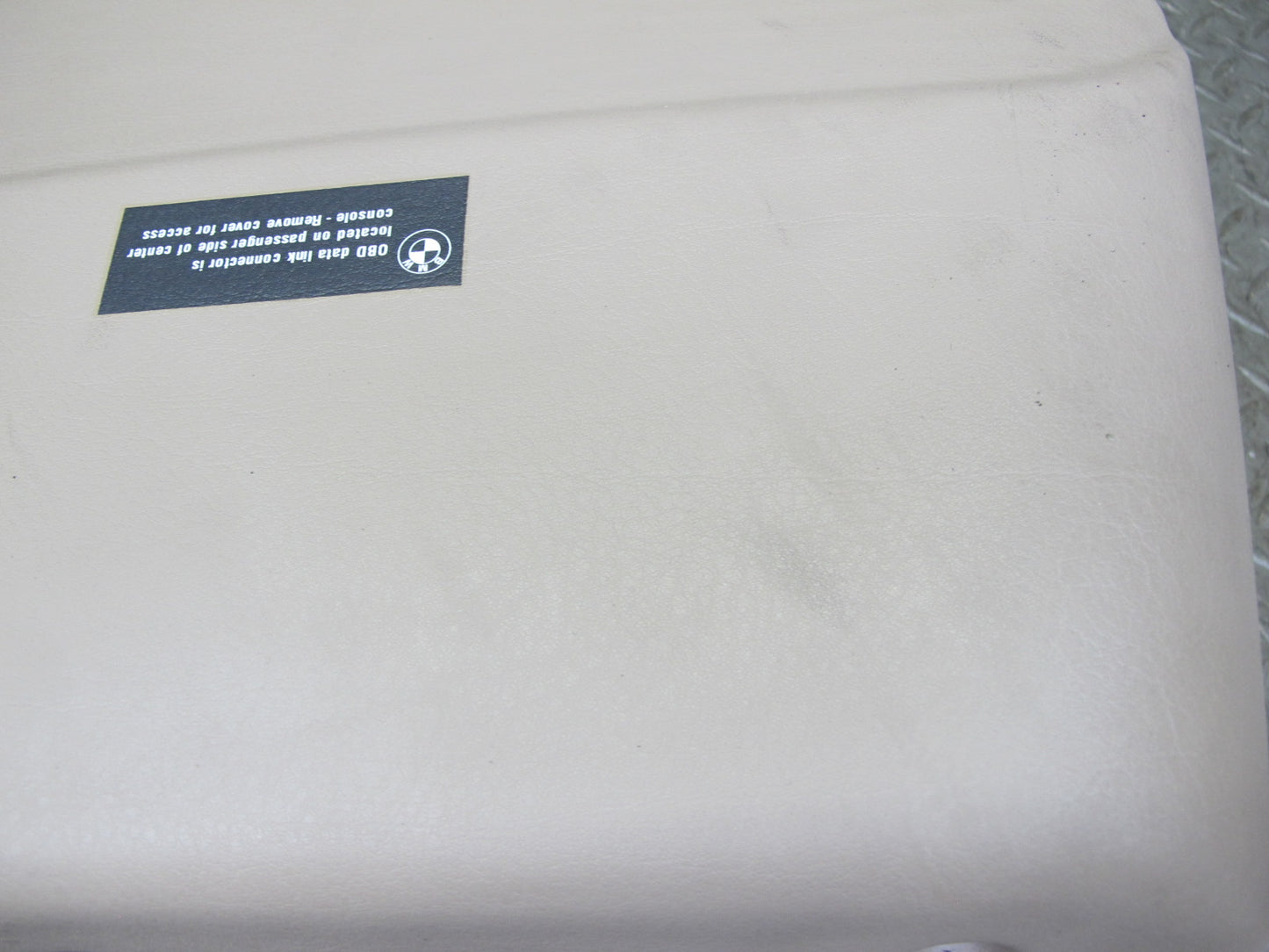 96-02 BMW E36/7 Z3 Left Under Dash Lower Knee Trim Cover Beige 8399809 OEM