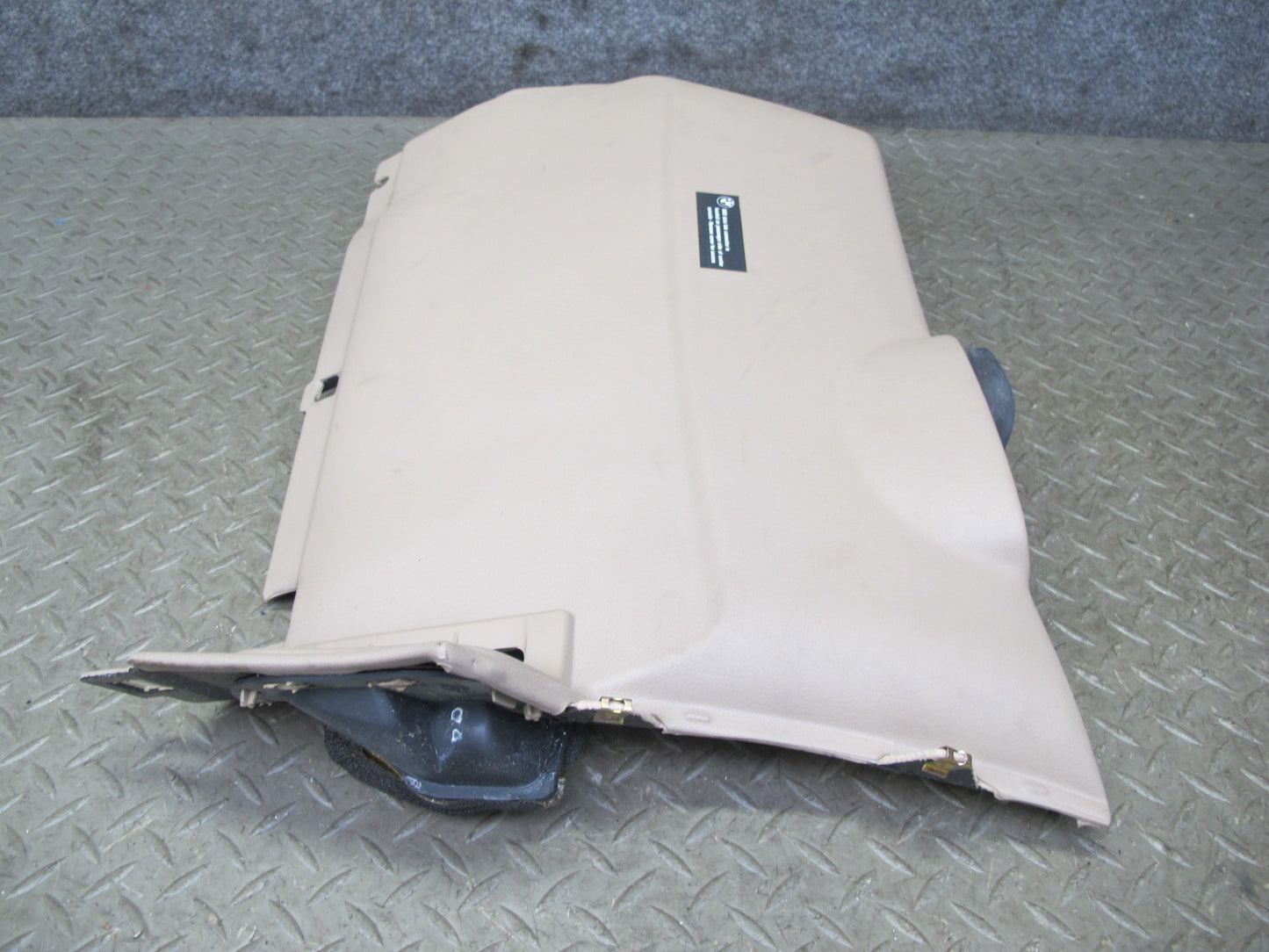 96-02 BMW E36/7 Z3 Left Under Dash Lower Knee Trim Cover Beige 8399809 OEM