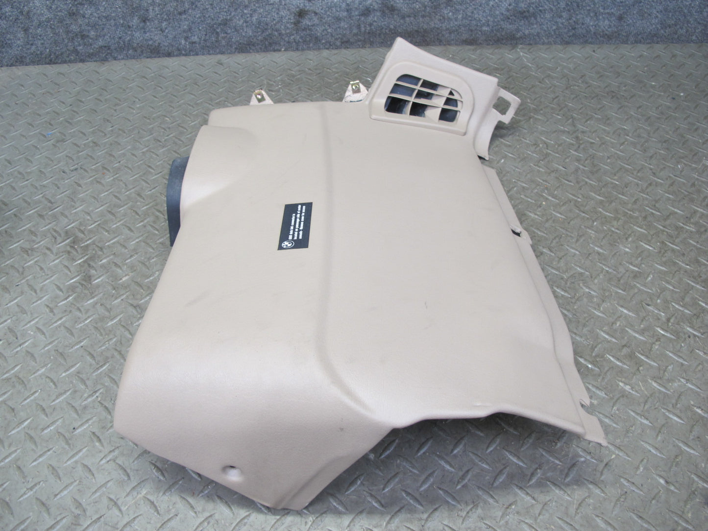 96-02 BMW E36/7 Z3 Left Under Dash Lower Knee Trim Cover Beige 8399809 OEM