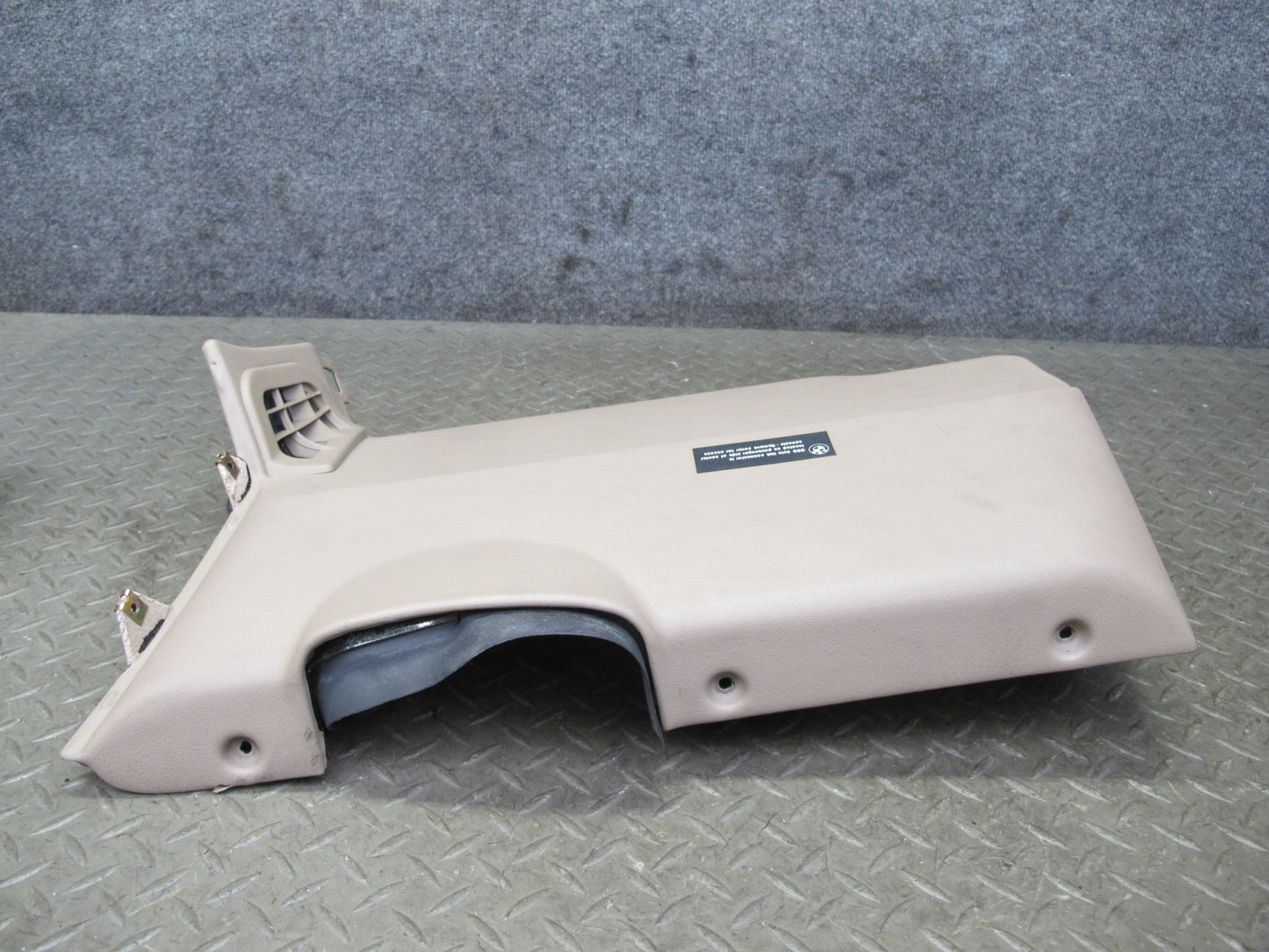 96-02 BMW E36/7 Z3 Left Under Dash Lower Knee Trim Cover Beige 8399809 OEM