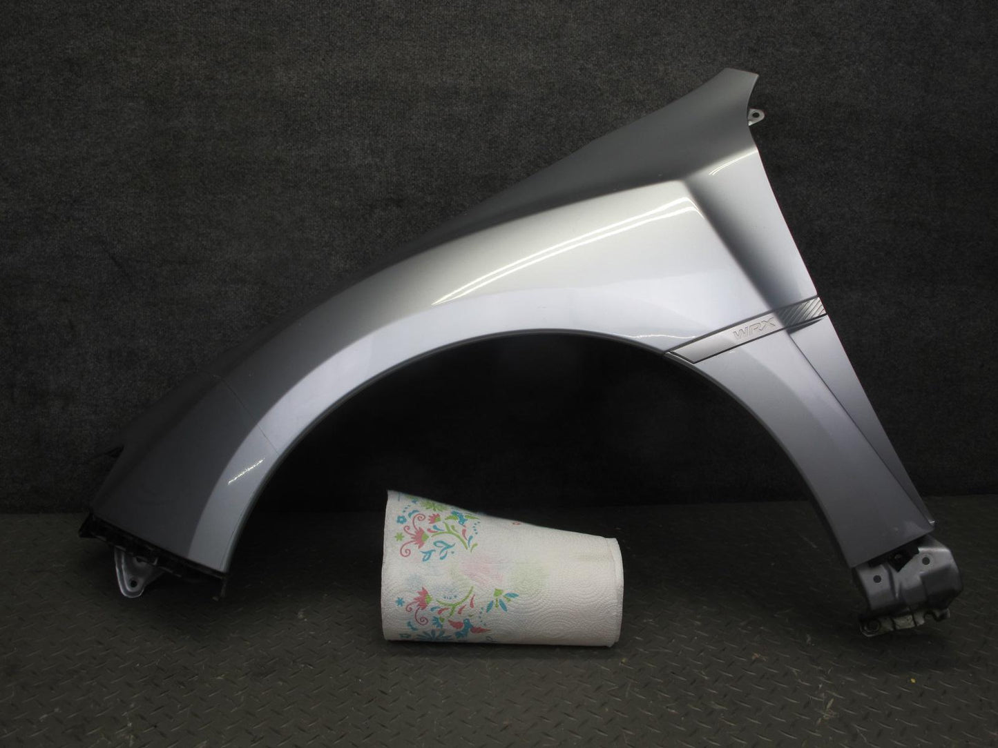 08-14 Subaru Impreza WRX Front Left Fender Shell Cover Panel ICE Silver OEM
