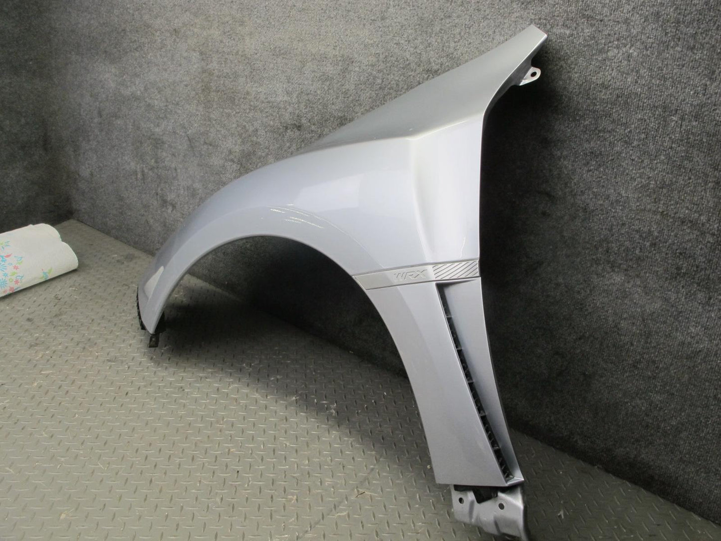 08-14 Subaru Impreza WRX Front Left Fender Shell Cover Panel ICE Silver OEM