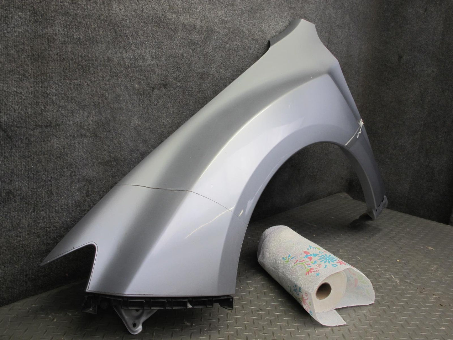 08-14 Subaru Impreza WRX Front Left Fender Shell Cover Panel ICE Silver OEM