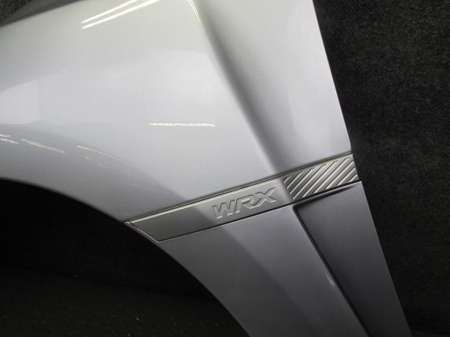 08-14 Subaru Impreza WRX Front Left Fender Shell Cover Panel ICE Silver OEM