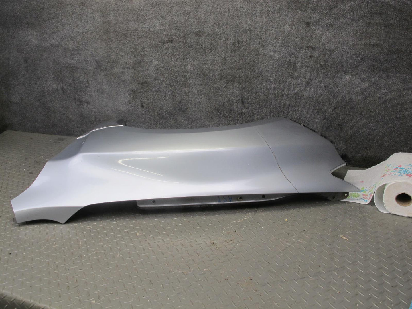 08-14 Subaru Impreza WRX Front Left Fender Shell Cover Panel ICE Silver OEM