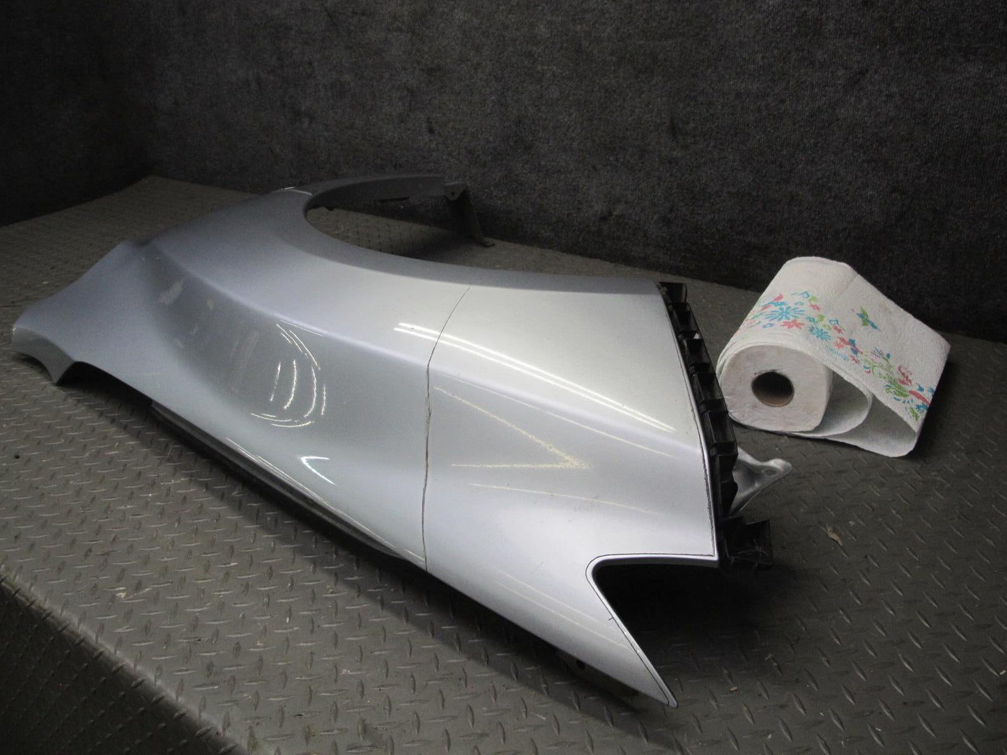 08-14 Subaru Impreza WRX Front Left Fender Shell Cover Panel ICE Silver OEM
