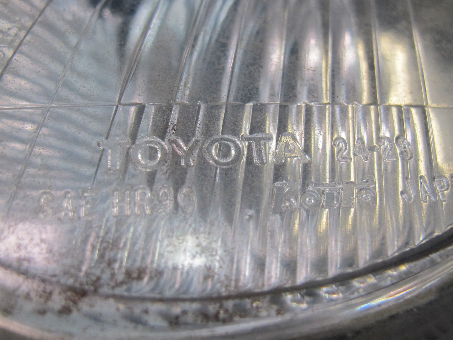 92-94 Lexus SC300 SC400 JZZ31L Set of 2 Front Inner High Beam Headlight Lamp OEM