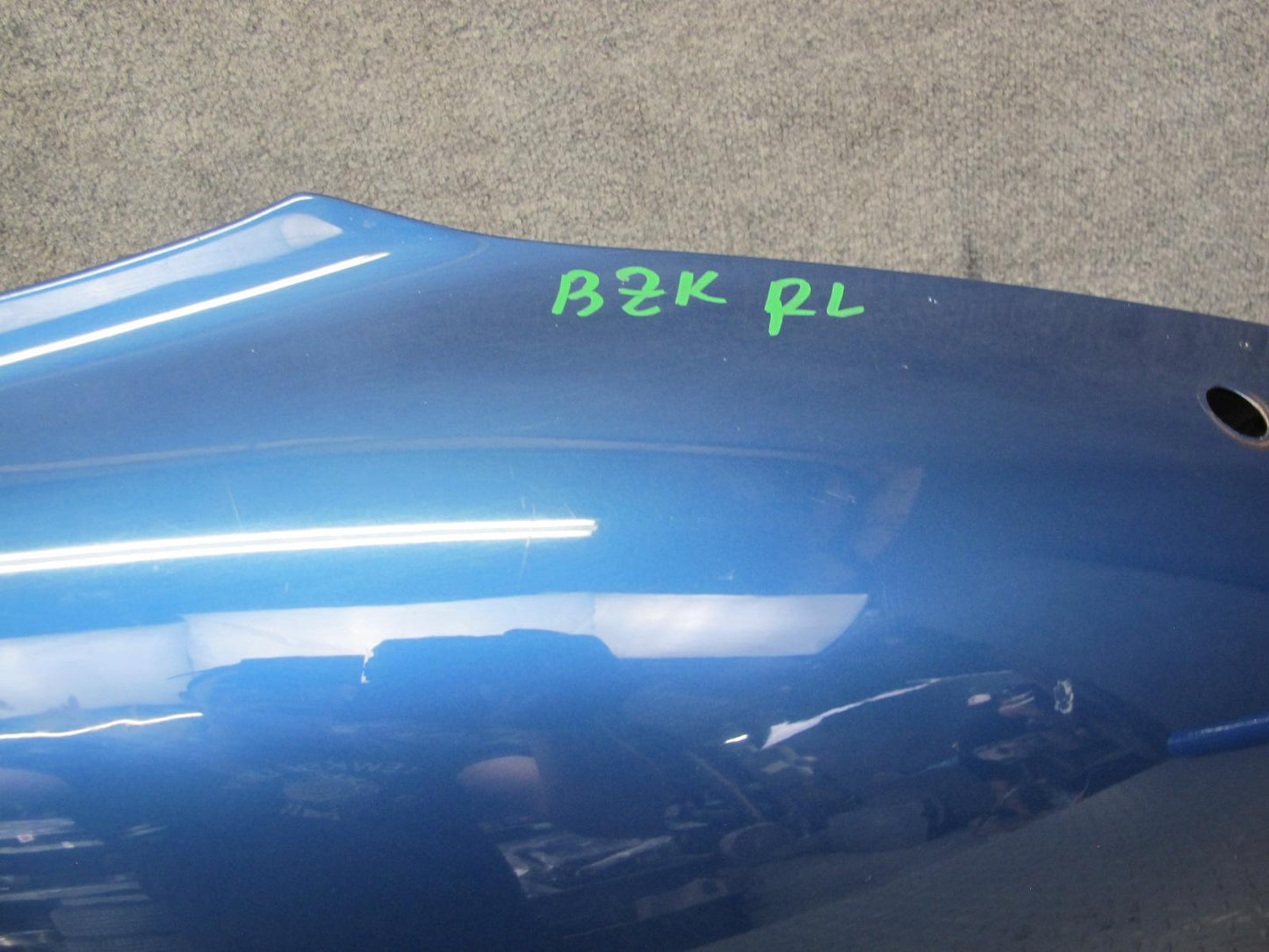 00-02 BMW E36/7 Z3 Roadster Rear Left Quarter Fender Cover Panel Topas Blue OEM