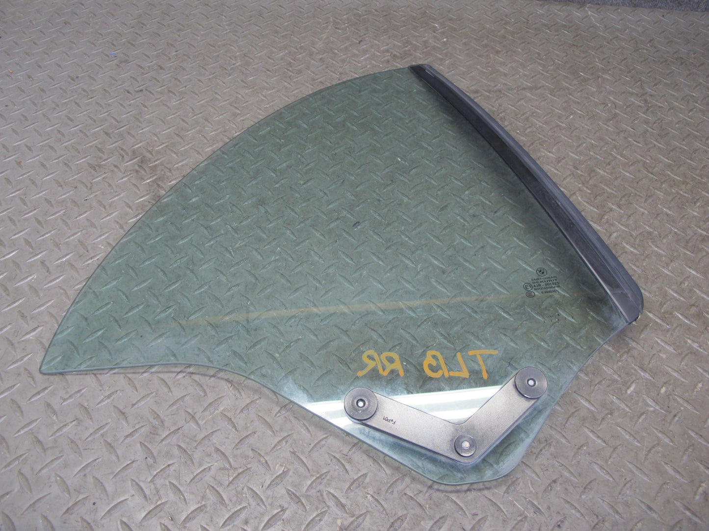 2001-2006 BMW E46 Convertible Rear Right Pass Side Quarter Glass Window