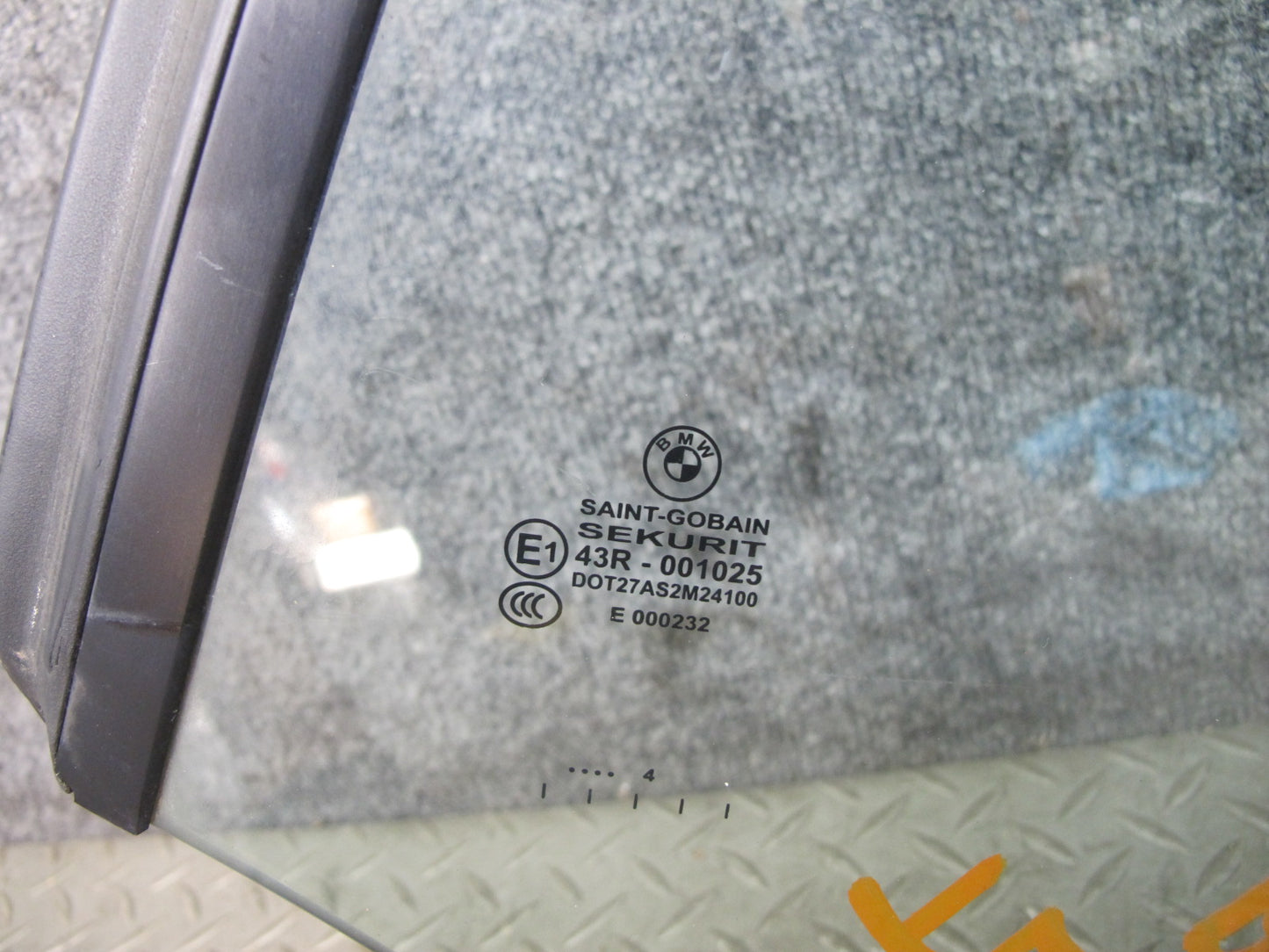 2001-2006 BMW E46 Convertible Rear Left Driver Side Quarter Glass Window