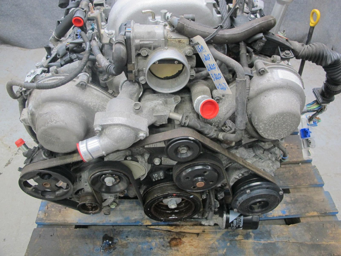 01-06 Lexus LS430 4.3L 3UZFE RWD VIN N 5TH Digit Complete Engine Motor 116K