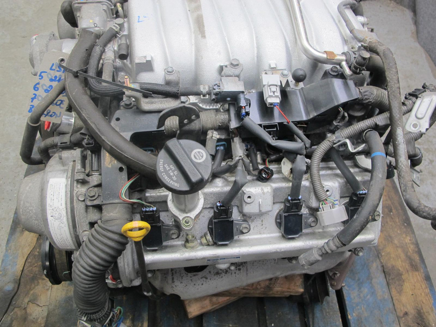01-06 Lexus LS430 4.3L 3UZFE RWD VIN N 5TH Digit Complete Engine Motor 116K