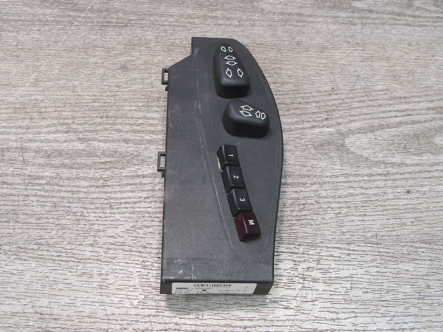 2001-2006 BMW E46 M3 Convertible Front Left Side Power Seat Control Switch
