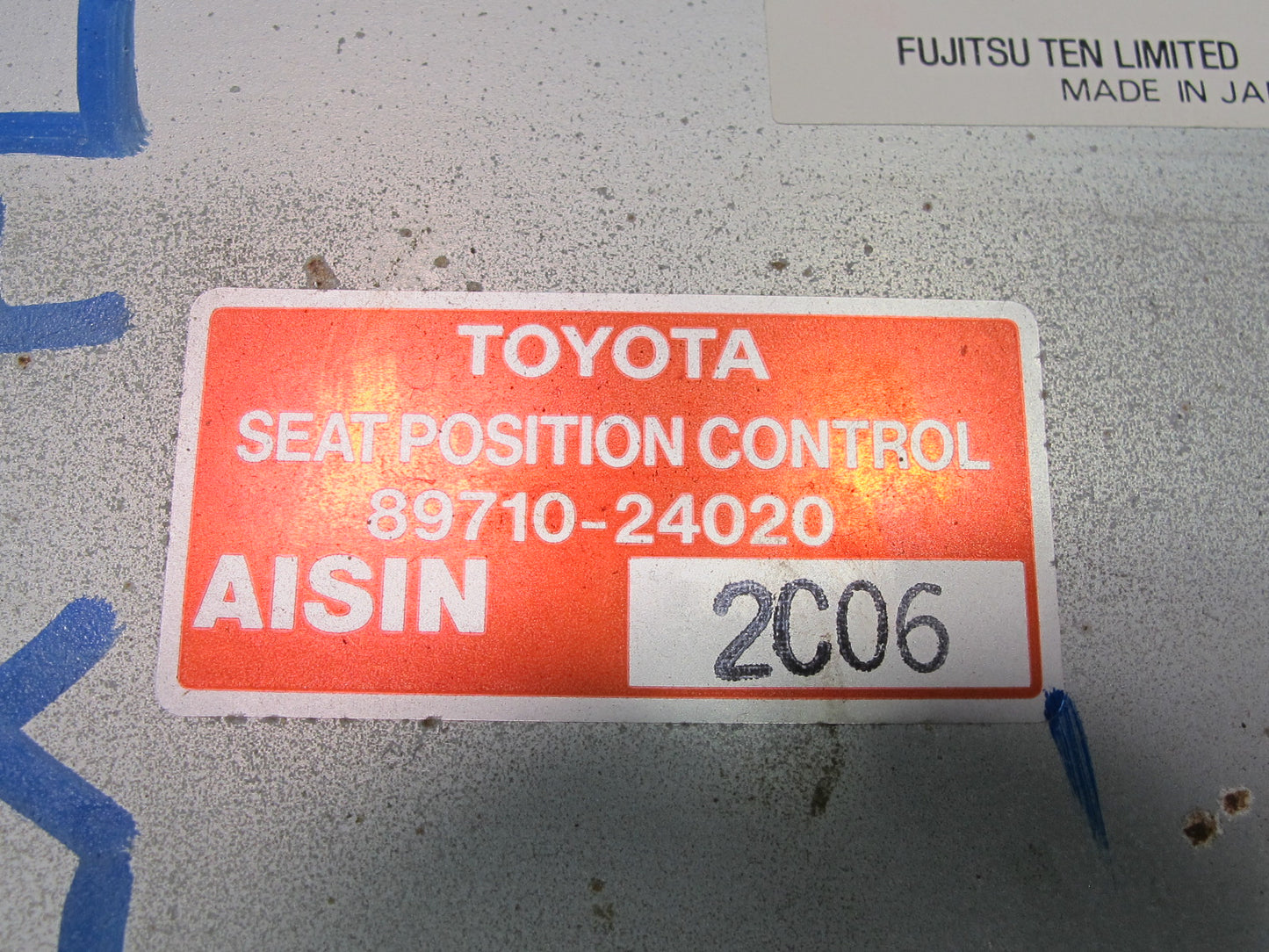 92-00 Lexus JZZ31L SC400 SC300 Front Left Seat Position Control Module OEM