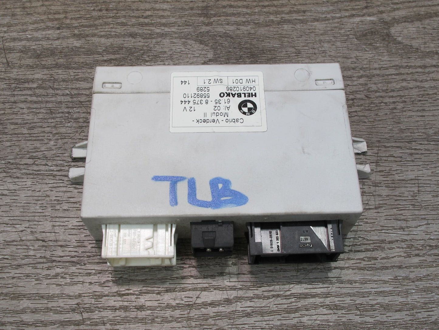2001-2006 BMW E46 M3 Convertible Folding TOP Roof Control Unit Module