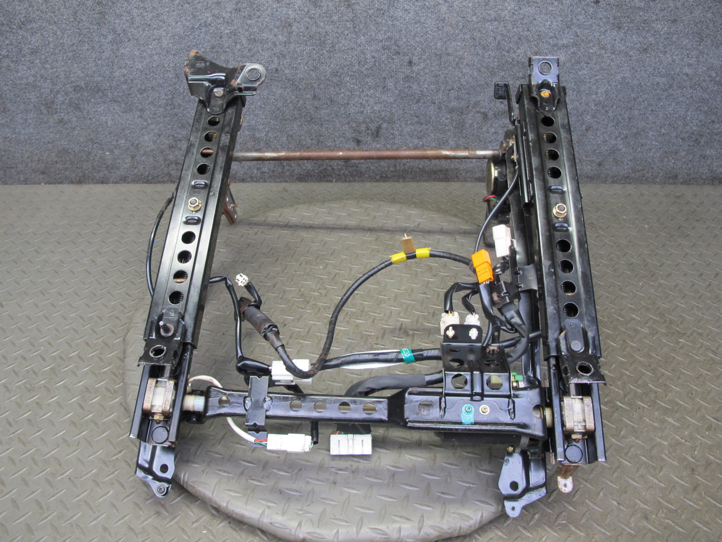 92-94 Lexus SC400 SC300 Front Right Seat Lower Frame Track Rail w Motors OEM