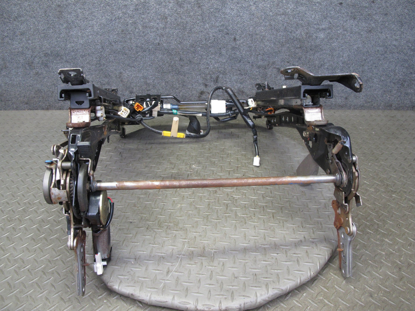 92-94 Lexus SC400 SC300 Front Right Seat Lower Frame Track Rail w Motors OEM