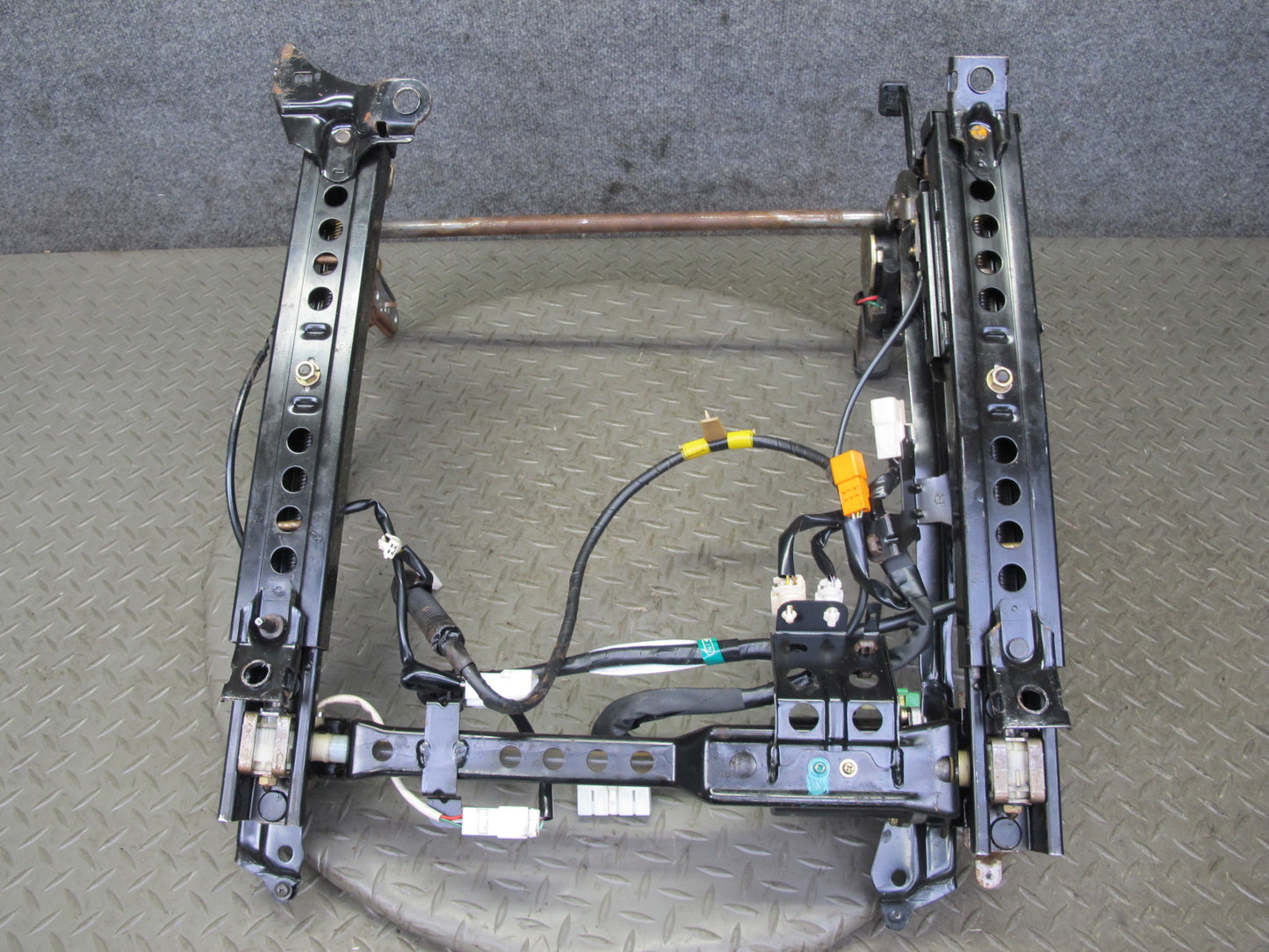 92-94 Lexus SC400 SC300 Front Right Seat Lower Frame Track Rail w Motors OEM